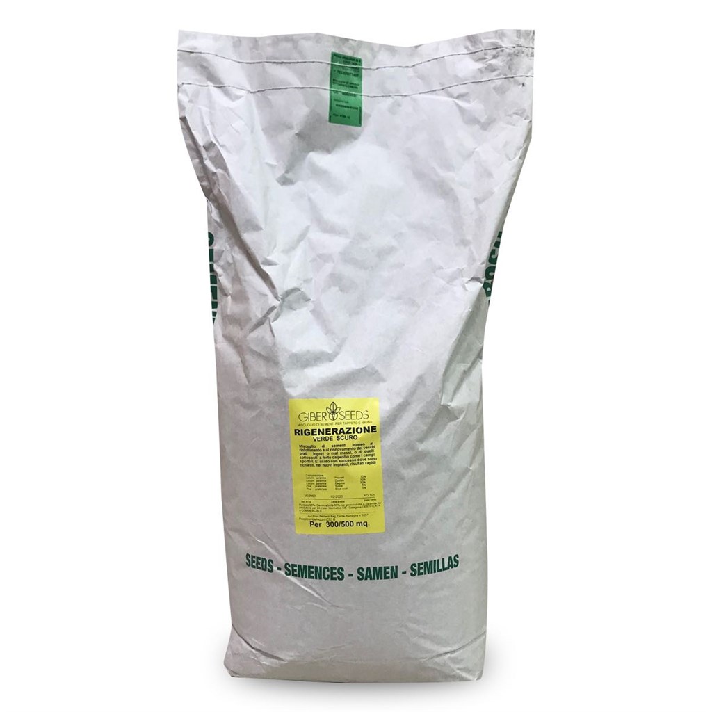 MISCUGLI SEME GIBER SEEDS RIGENERAZIONE VERDE SCURO - KG 10
